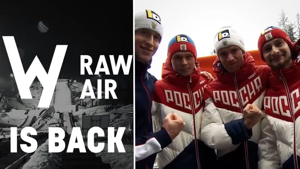 skoczkowie z Rosji na filmie promującym Raw Air