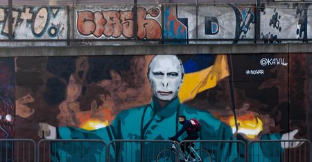 Putin jako "Lord Voldemort". Wymowny mural w Poznaniu