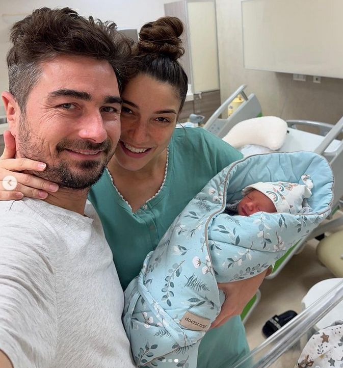 Lenka Klimentova i Jan Kliment z synem Cristianem