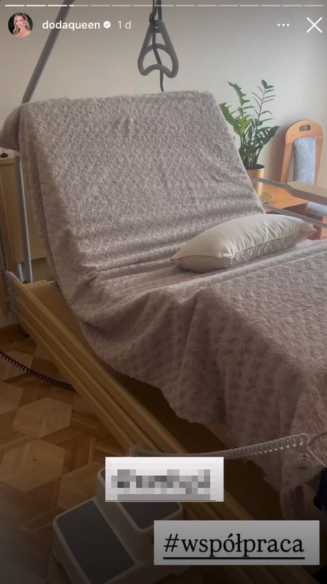 Doda zrobiła rodzicom pokój szpitalny