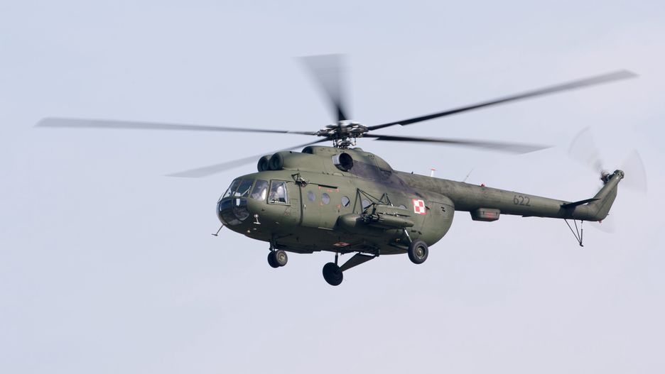 W poszukiwania zaangażowano śmigłowiec Mi-8
