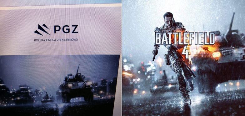 Grafiki z PGZ i gry Battlefield opublikował na Twitterze dziennikarz Piotr Maciążek