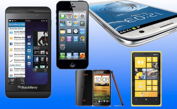 BlackBerry 10 na tle konkurencji (fot. pandapps.com)