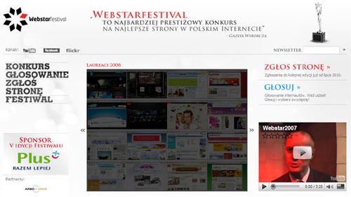 Webstarfestival 2009 - lista nominowanych 1