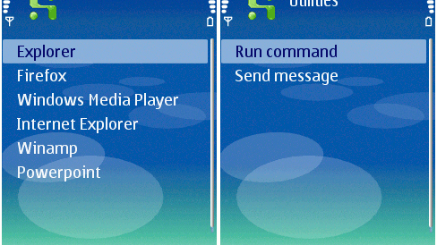 Sterowanie komputerem za pomocą telefonu z obsługą J2ME 1