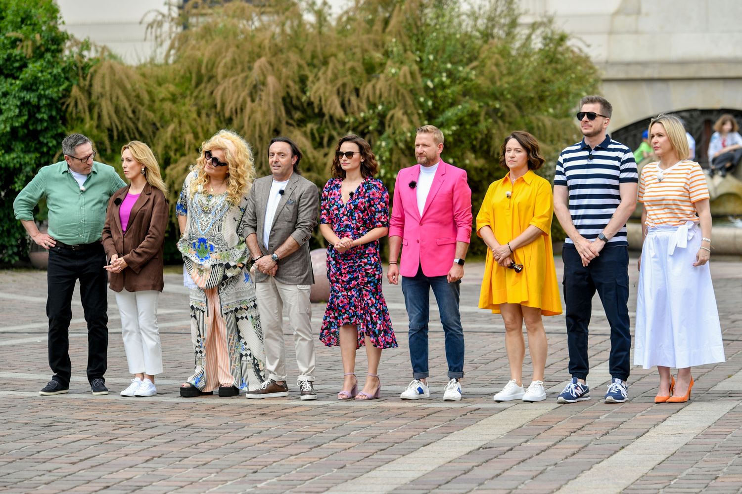 Bartek Jędrzejak, Ewa Drzyzga, Anna Kalczyńska, Filip Chajzer, Małgorzata Ohme, Anna Starmach, Andrzej Sołtysik, Magda Gessler, Michel Moran. Filip Chajzer.  Gwiazdy Dzień Dobry TVN na planie MasterChefa