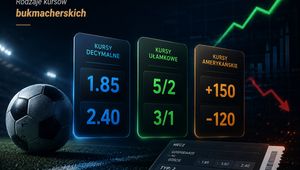 Rodzaje kursów bukmacherskich. Co to są kursy 1X2, under/over oraz BTTS