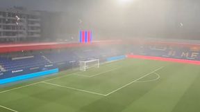 Mecz o godz. 21, a w Barcelonie katastrofa pogodowa