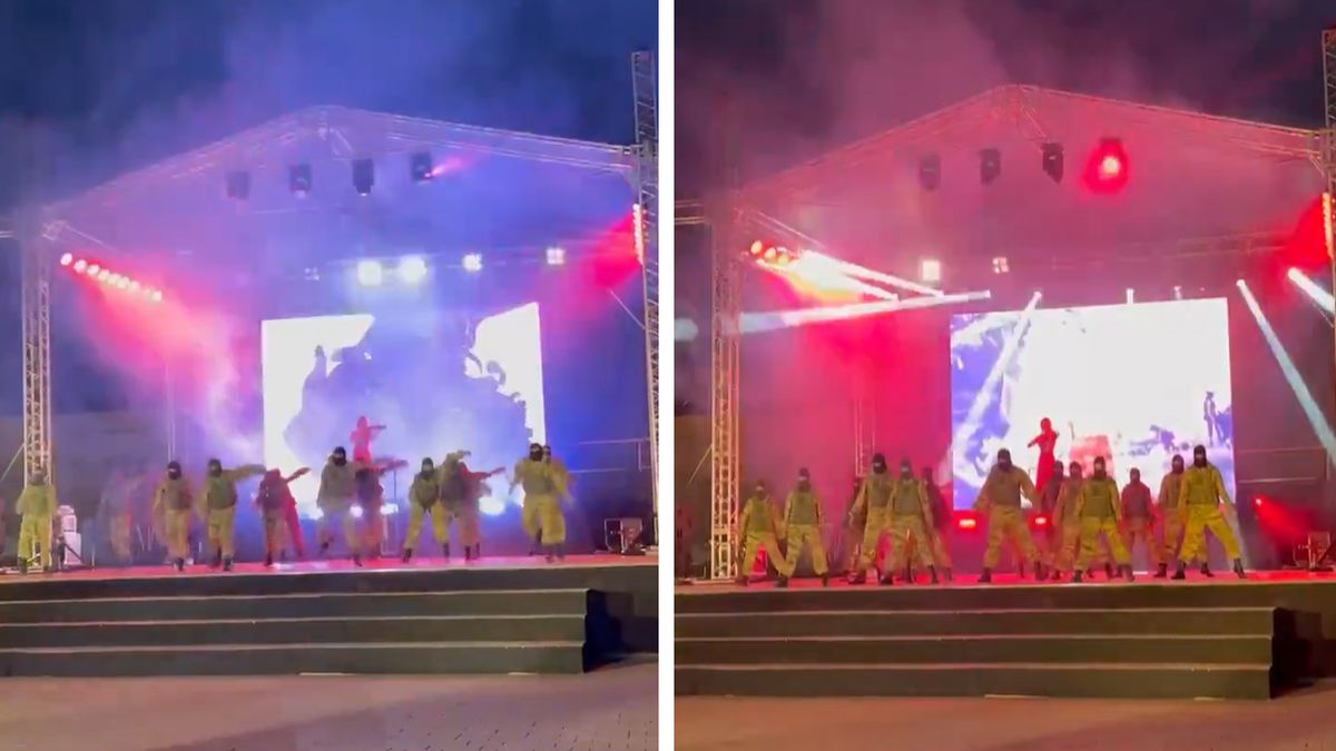 Niecodzienne show podczas obchodów Dnia Zwycięstwa