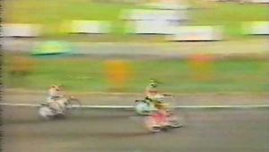 Podwójny triumf Przygódzkiego i Stachyry w wyścigu 2. meczu w Toruniu (1996)