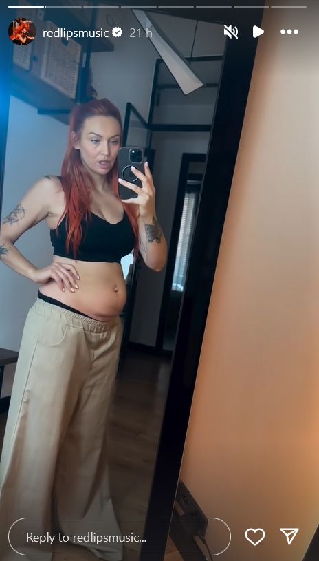 Ruda z Red Lips pokazuje brzuch 5 tygodni po porodzie