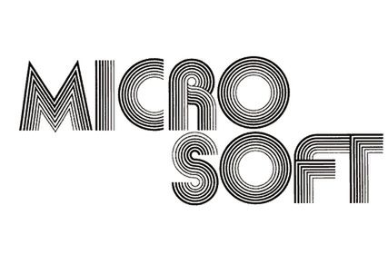 Pierwsze logo Microsoftu