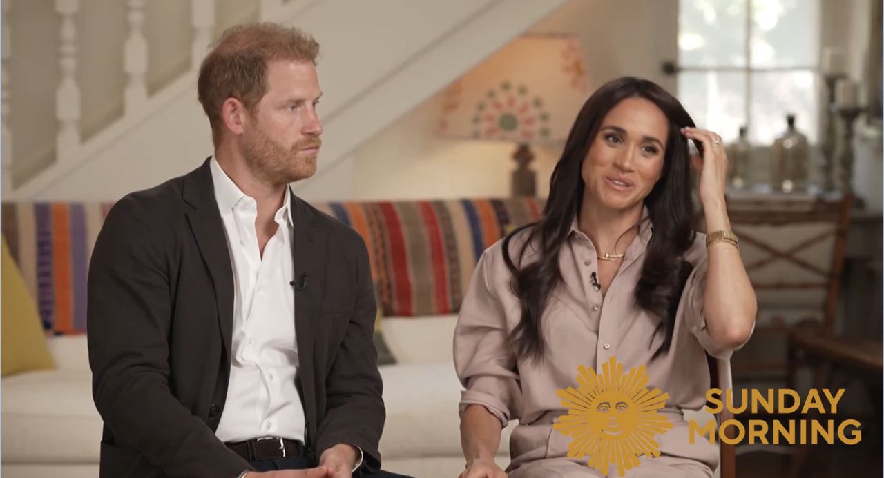 Prince Harry and Meghan Markle on CBS Sunday