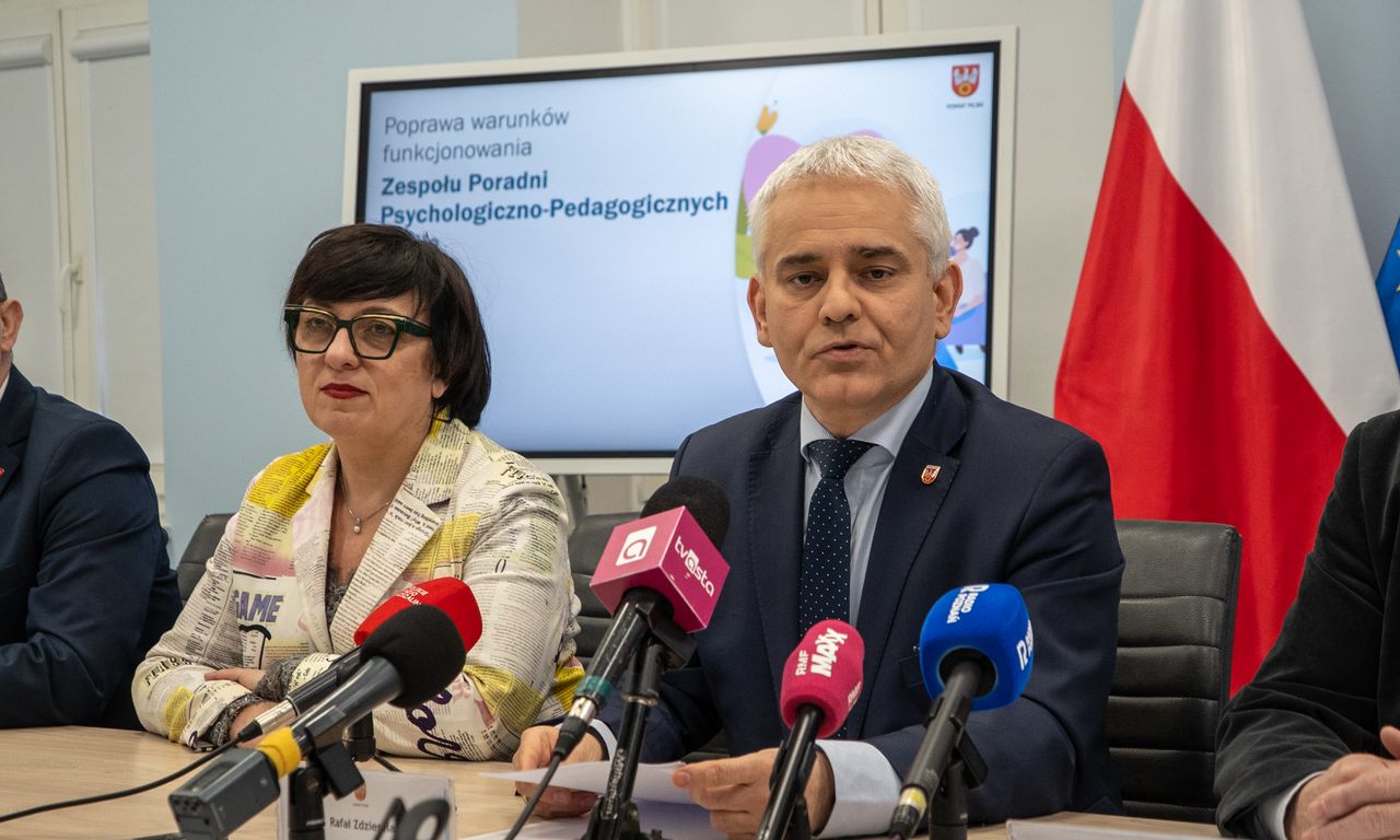 Konferencja prasowa w Starostwie Powiatowym w Pile