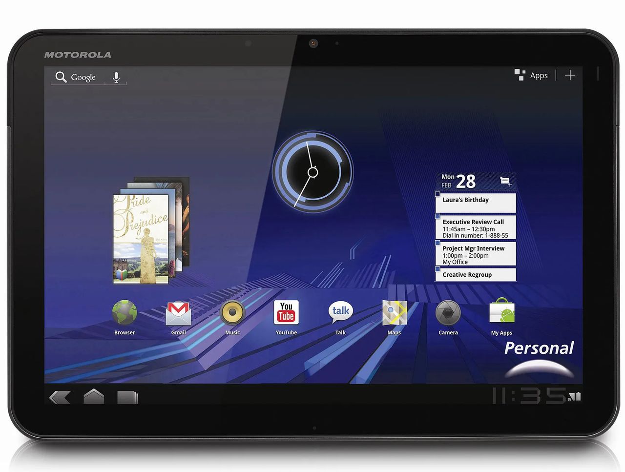 Motorola Xoom - pierwszy tablet z Androidem 3.0 Honeycomb