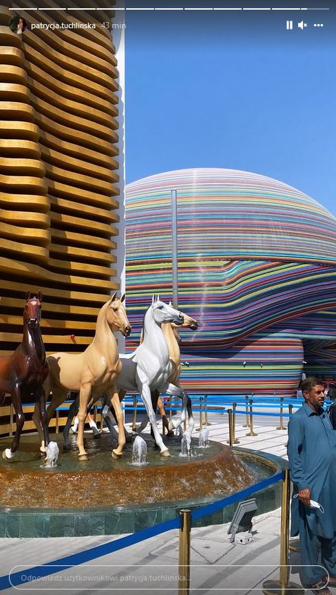 Patrycja Tuchlińska relacjonuje wizytę na EXPO 2020 w Dubaju