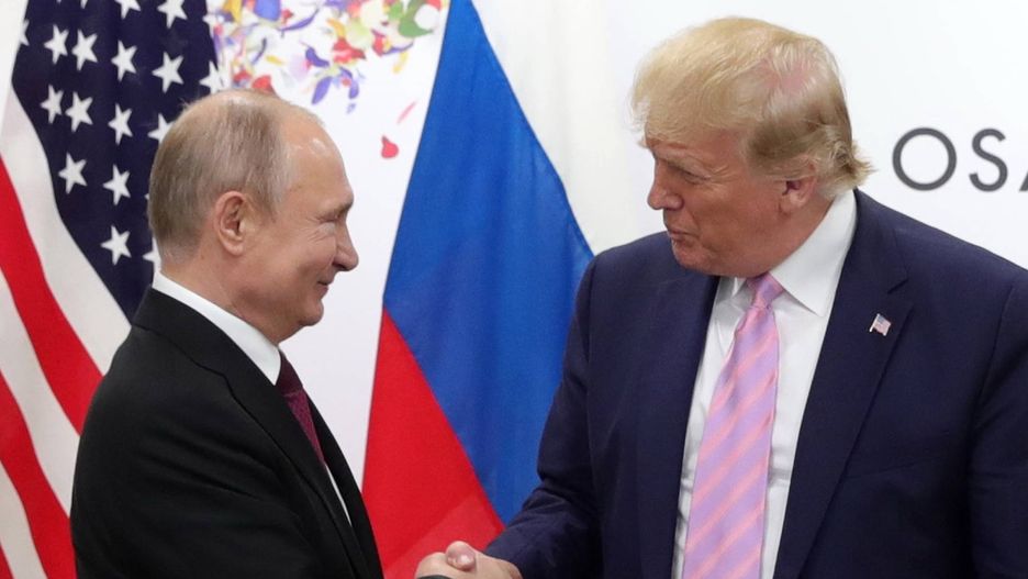 Władimir Putin i Donald Trump podczas szczytu G20 w Japonii trzy lata temu