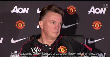 Van Gaal o nowo wybranym składzie i Cristiano Ronaldo