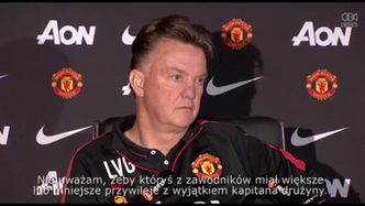 Van Gaal o nowo wybranym składzie i Cristiano Ronaldo