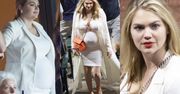 Kate Upton w zaawansowanej ciąży kibicuje mężowi na meczu