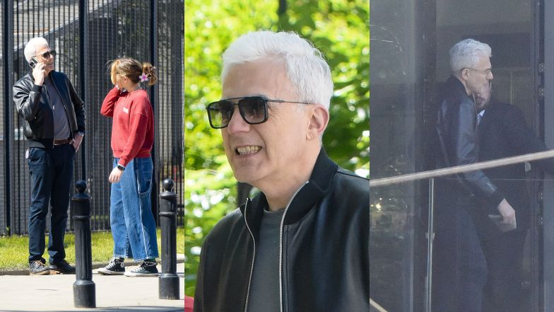 Hubert Urbański z córką na mieście