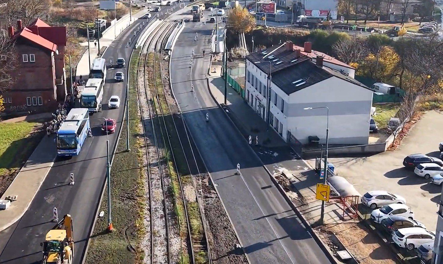 Remont i przebudowa DW910 w Będzinie