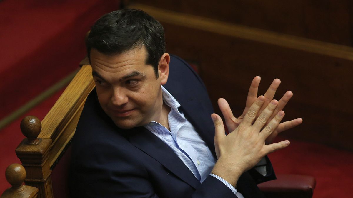 Na zdjęciu grecki premier Aleksis Tsipras
