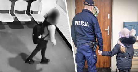Dziewczynka przyszła na komendę. Bała się o mamę