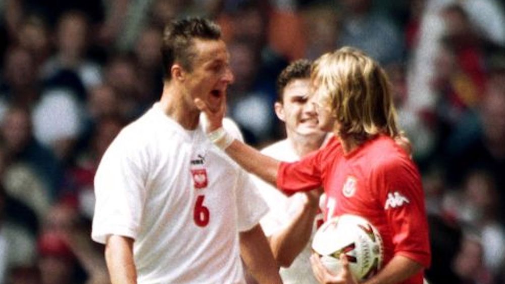 Tomasz Hajto i Robbie Savage