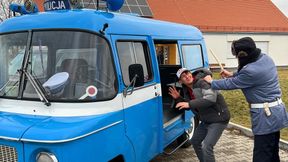 "Uważajcie na siebie" i radiowóz milicji. To zdjęcie gwiazdy zainteresowało kibiców