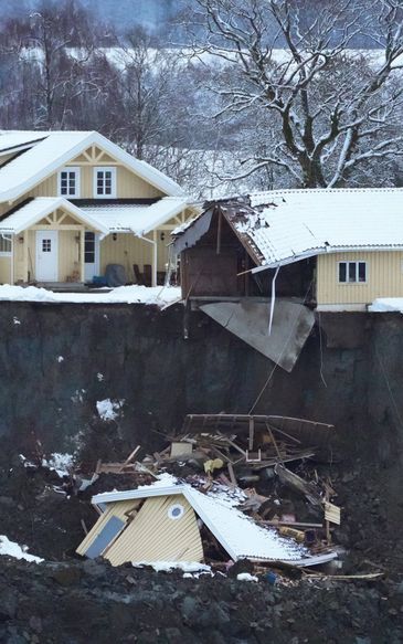 Norwegia. Osuwisko w Ask. Znaleziono ciało jednej z ofiar