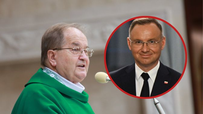 Andrzej Duda i Kaczyński złożyli życzenia uczelni o. Rydzykowi