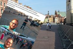 Dwa światy na Krakowskim Przedmieściu. Te zdjęcia pokazują, jak miesięcznice dzielą Warszawę