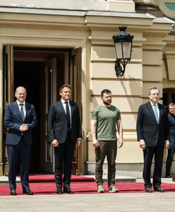 Macron, Scholz, Draghi i Iohannis w Kijowie. Ekspert: Trochę się nie dostosowali