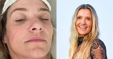 Instagram vs. rzeczywistość. Joanna Koroniewska rozprawia o naturalności, pokazując zdjęcie o poranku oraz z eventu: "Przed i po"