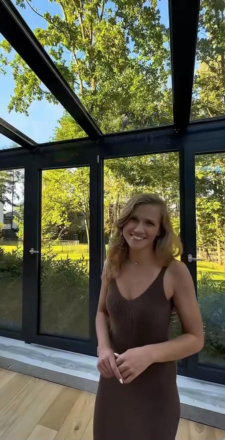 Agnieszka Kaczorowska chwali się ogrodem zimowym