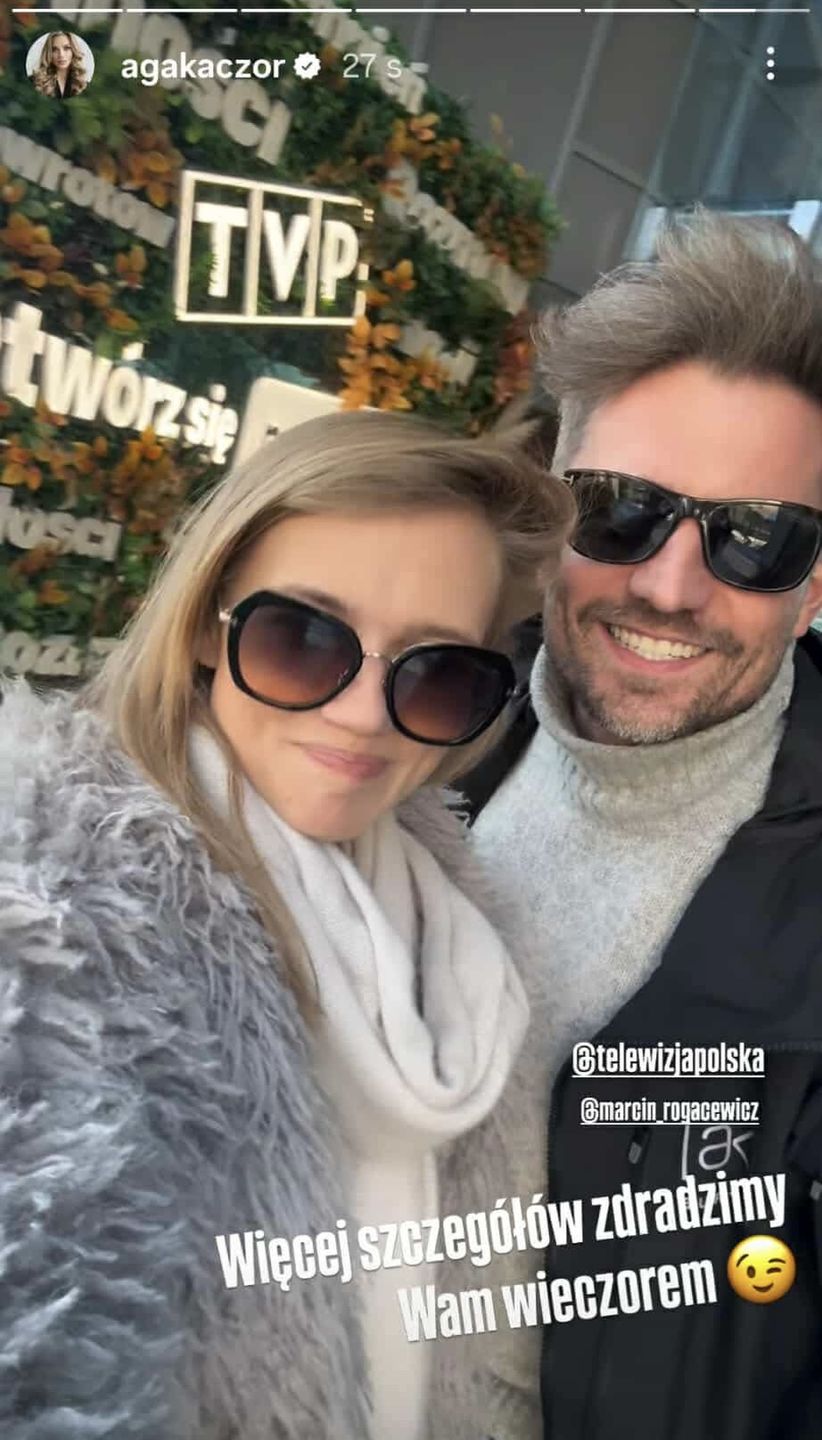 Agnieszka Kaczorowska i Marcin Rogacewicz
