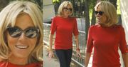 Bardzo szczupła Brigitte Macron zmierza na pokaz mody