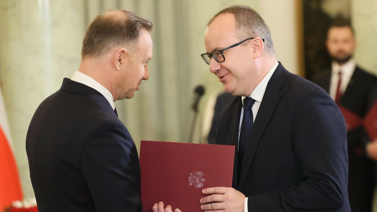Prezydent Andrzej Duda i minister sprawiedliwości Adam Bodnar