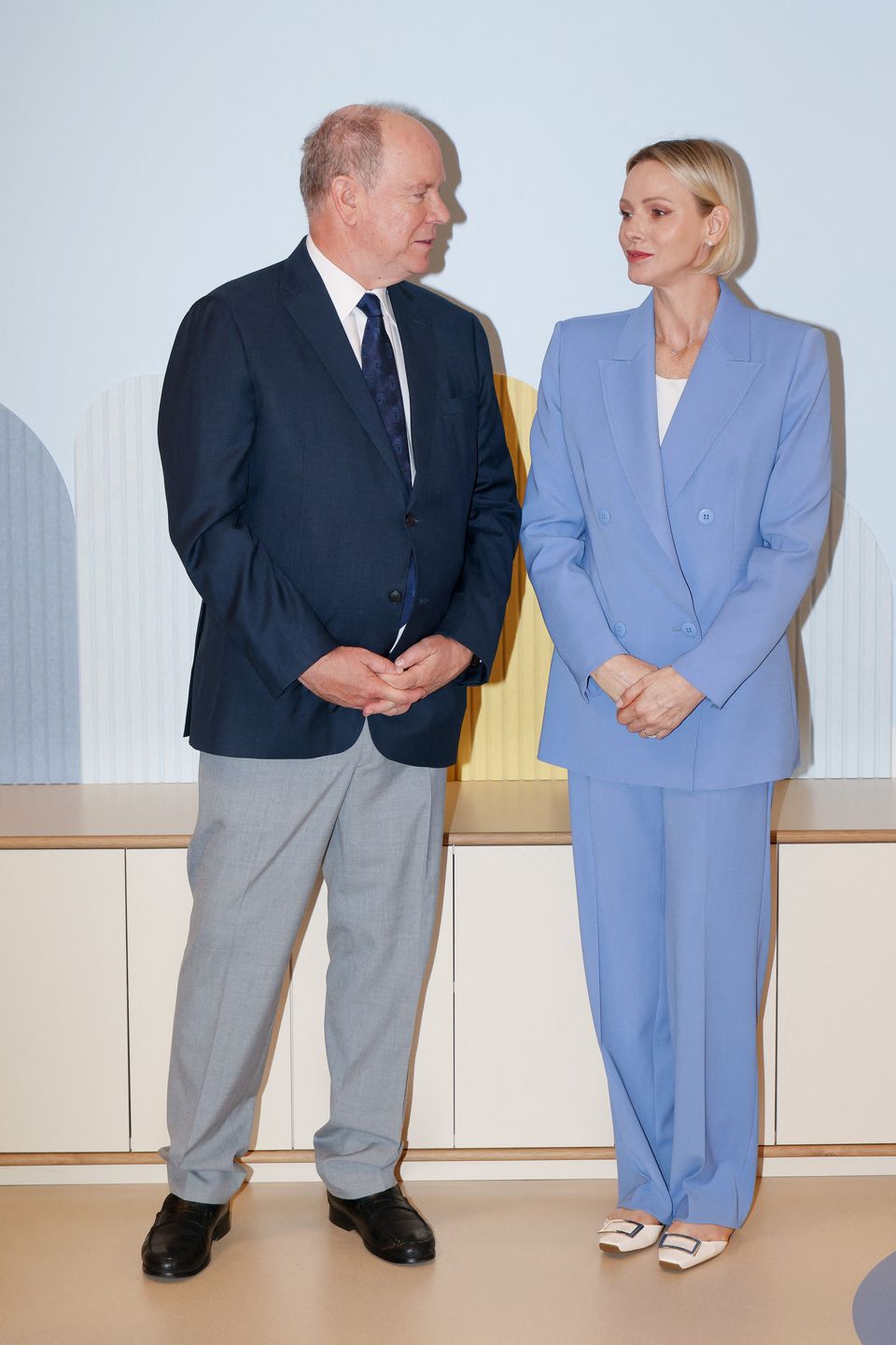 Księżna Charlene i książę Albert odwiedzili żłobek
