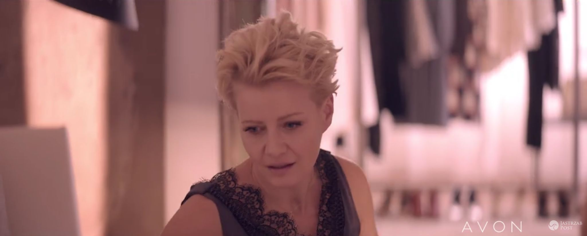 Małgorzata Kożuchowska w spocie reklamowym marki Avon