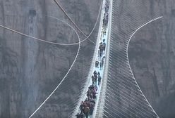 Chińczycy biją własne rekordy. Najdłuższy na świecie szklany most otwarty dla zwiedzających