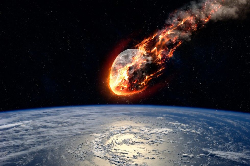 Grafika przedstawiająca asteroidę pochodzi z serwisu Shutterstock