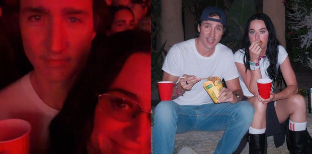 Katy Perry i Justin Trudeau imprezują razem na Coachelii! "Wyglądacie jak para nastolatków" (FOTO)