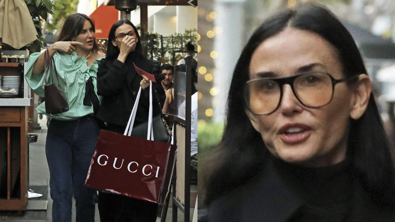Demi Moore z córką na zakupach