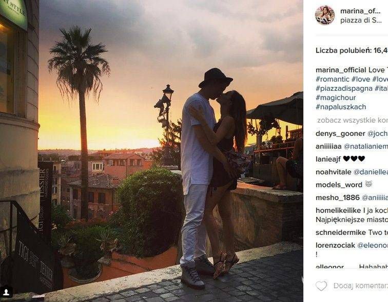 Marina Łuczenko i Wojciech Szczęsny wzięli ślub (fot. Instagram)