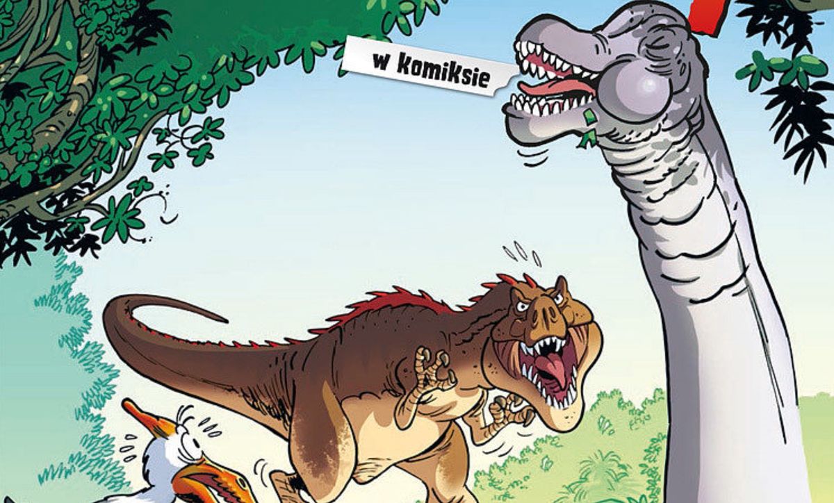 "Dinozaury w komiksie", tom 3, scenariusz Arnaud Plumeri, rysunki Bloz 