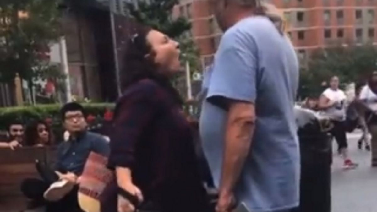 Między kobietą a mężczyzną doszło do ostrej wymiany zdań