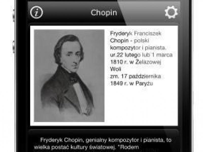 Aplikacja "Warszawa Chopina" dostępna dla turystów
