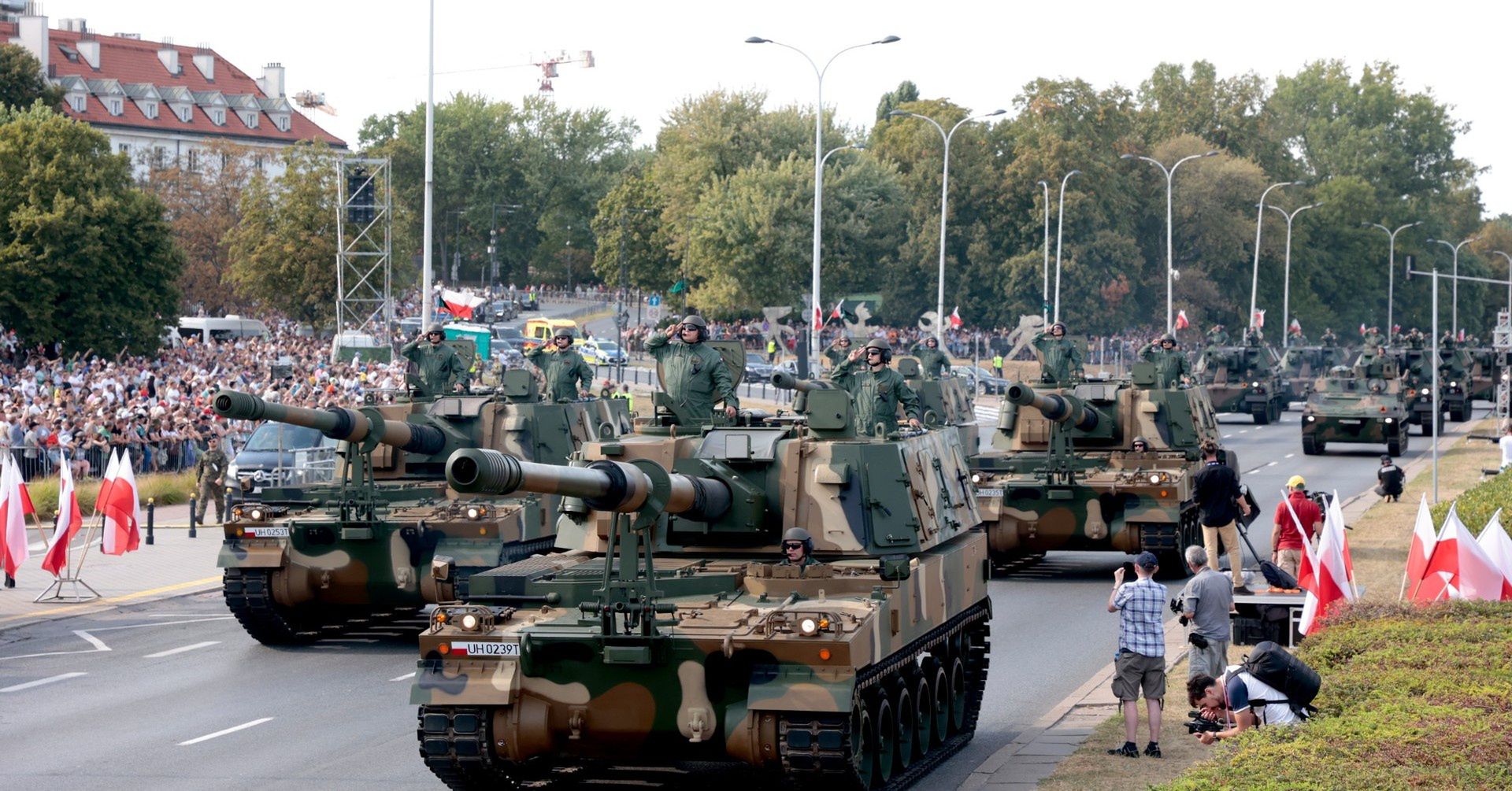 15.08.2024 WARSZAWA Święto Wojska Polskiego - parada wojskowa N/Z Fot. Adam Jankowski / Polska Press